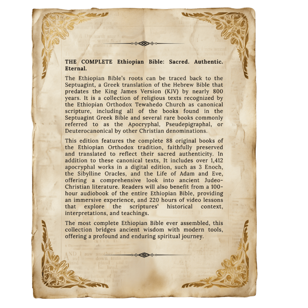 The Most Complete Ethiopian Bible